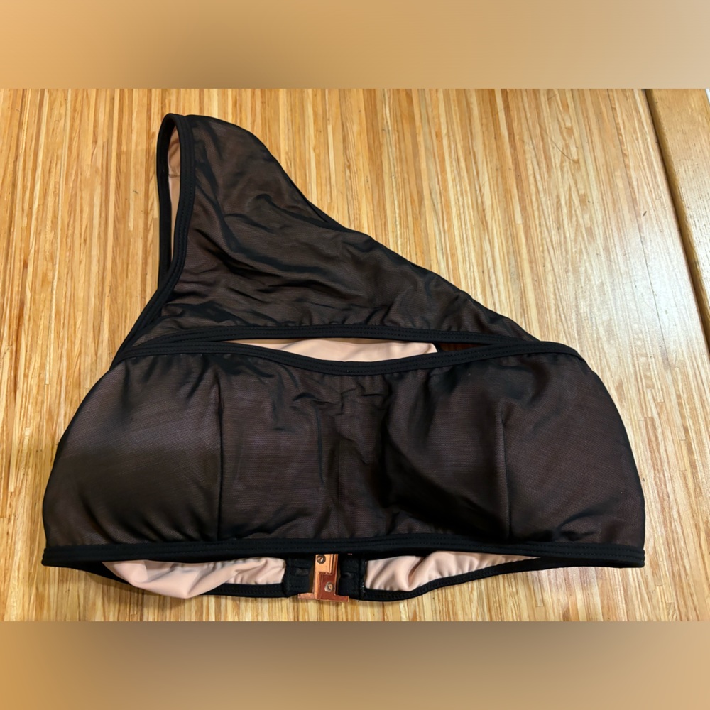 Hamade Activewear brown/black mesh top